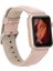 Mulvxurg URG02 Apple Watch Uyumlu Deri Kordon 42-44-45MM Nu2 Pembe (Mulvix) 1