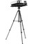 Siyah Tripod Ayaklı Projeksiyon ve Notebook Sehpası, Dayanıklı ve Şık Tasarım 1