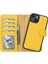 Mulvxurg URG02 Apple Iphone 14 Uyumlu Deri Cüzdanlı Kılıf Mwwn FL12 Sarı (Mulvix) 1