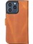 Mulvxurg URG02 Apple Iphone 13 Pro Uyumlu Deri Cüzdanlı Kılıf Karamel (Mulvix) 3