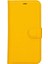 Mulvxurg URG02 Apple Iphone 15 Plus Uyumlu Deri Cüzdanlı Kılıf Mwwn FL12 Sarı (Mulvix) 4