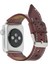 Mulvxurg URG02 Apple Watch Uyumlu Deri Kordon 42-44-45MM SM25 Bordo (Mulvix) 2