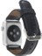 Mulvxurg URG02 Apple Watch Uyumlu Deri Kordon 42-44-45MM Rst1 Siyah (Mulvix) 2