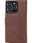 Mulvxurg URG02 Apple Iphone 13 Pro Uyumlu Deri Cüzdanlı Kılıf Santa G2 Kahve (Mulvix) 4