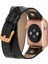 Mulvxurg URG02 Apple Watch Uyumlu Deri Kordon 42-44-45MM Dt Rg Rst1 (Mulvix) 2