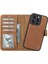 Mulvxurg URG02 Apple Iphone 14 Pro Uyumlu Deri Cüzdanlı Kılıf Mwwn G19 Taba (Mulvix) 1