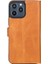 Mulvxurg URG02 Apple Iphone 13 Pro Max Uyumlu Deri Cüzdanlı Kılıf Karamel (Mulvix) 3
