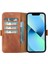 Mulvxurg URG02 Apple Iphone 13 Uyumlu Deri Cüzdanlı Kılıf Karamel (Mulvix) 1