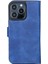 Mulvxurg URG02 Apple Iphone 13 Pro Uyumlu Deri Cüzdanlı Kılıf Okyanus Mavi (Mulvix) 3
