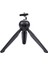 Siyah Mini Projeksiyon Tripod, Kompakt ve Hafif, Kolay Taşınabilir ve Stabil Kullanım Sağlar. 2