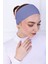 Kaymaz Bandana Mavi Kaymayan Silikonlu Sportif Saç Bandı - Geçme Tesettür Bone 1