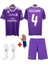 R.e.a.l M.a.d.r.i.d 2017 Cardiff Şampiyonlar Ligi Sergio Ramos Çocuk Forması 4'lü Set (Armalı) 1