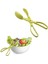 Yeşil Pratik Plastik Salata ve Makarna Servis Kaşığı 1