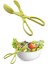 Yeşil Pratik Plastik Salata ve Makarna Servis Kaşığı 4
