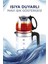 Cam Çay Makinesi Kettle Ledli 1500W 1.8l Su Isıtıcı, Şık ve Kullanışlı Tasarım 3