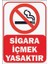 Trafik ve Uyarı Levhası (Sigara Içmek Yasaktır) A4 (21 cm x 29.7 Cm) Pvc 1