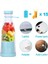 Mini Taşınabilir Şarjlı Meyve Sebze Blender Mavi Hafif ve Pratik Kullanım 5
