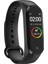 Siyah Akıllı Bileklik, Adımsayar, Nabız Ölçer, Bluetooth, Suya Dayanıklı, Uyumlu 1