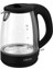 Siyah Cam Kettle 1,7 Lt, Gizli Rezistans, Şık ve Kullanışlı Tasarım 1
