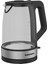 Şeffaf Cam Kettle, 1.7 L, 2200 W, Gri Renk, Şık ve Kullanışlı Tasarım 1