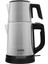 Gri Çelik Çay Makinesi 1,8l 1800W, Şık ve Pratik Çay Hazırlama Cihazı 1