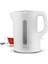 Beyaz 1,7 L Su Isıtıcı Kettle KK-3304, Şık ve Kullanışlı Elektrikli Su Isıtıcısı 2
