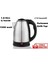 Gri Çelik Su Isıtıcısı 1.8 Litre, Pratik ve Dayanıklı Tasarım 1