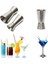 Ikili Çelik Jigger 20/40 Ml, Paslanmaz Çelik Kokteyl Ölçü Kabı 2