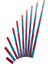 Montessori Ahşap Kırmızı Mavi Çubuklar 5