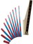 Montessori Ahşap Kırmızı Mavi Çubuklar 6