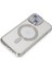 Iphone 15 Kılıf Joke Simli Magneticsafe Kılıf - Gümüş Nrmsa 3
