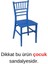 Plastik Çocuk Sandalyesi (Mavi) 2