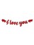 Good Stuff - Sevgililer Günü - I Love You Banner 10 Parça 30 cm 1