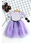 Kız Çocuk Magnolia Puanlı Tütü Lila Elbise 2