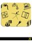 Sarı Siyah Renkli Obsesif Temalı Ergonomik Mouse Pad - 23 cm x 19 cm - Kaydırmaz Taban Ev ve Ofis Kullanımı Için Ideal Fare Altlığı Mousepad 1