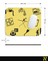 Sarı Siyah Renkli Obsesif Temalı Ergonomik Mouse Pad - 23 cm x 19 cm - Kaydırmaz Taban Ev ve Ofis Kullanımı Için Ideal Fare Altlığı Mousepad 6