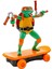 Mutant Ninja Turtles Tmnt Kaplumbağalar Çek Bırak Kaykay Figür Mikey 3