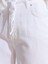 72025 Arkası Lastikli Lyocell Denim Pantolon-Beyaz 4