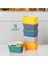 1037 Erzak Çok Amaçlı Bakliyat Saklama Kabı Dolap Içi Organizer 6'li 1,5 lt Still Box 2