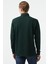 Erkek Slim Fit Uzun Kollu Polo - Yeşil 1