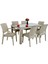 Elit Rattan 90x150 2 Elit Koltuk 4 Elit Sandalye Camlı Masa Takımı Çölbeji 1