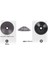 Dyson Elektrikli Süpürge V6V7V8V10V11 Doğrudan Tahrikli Emiş Başlığı Transfer Arayüzü Kapağı Her Iki Tarafta 20W35W50W (Yurt Dışından) 2