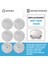 Bissell 3115 2859 Serisi Spinwave Islak ve Kuru Robot Süpürge Yeniden Kullanılabilir Ped 6'lı Paket Için Buharlı Paspas Pedleri Yedekleri (Yurt Dışından) 4
