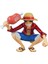 Anime King Of Thieves El Parçası Çömelmiş Et Yiyor Luffy Hasır Şapkalı Çocuk Modeli Masaüstü Mobilyaları Bebekler (Yurt Dışından) 1