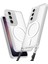 Samsung Galaxy S23 Kılıf Enka Magsafe Silikon Kılıf - Şeffaf Bstmy 1
