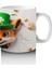 St. Patrick Şapkalı Oyuncu Tilki – Baskılı Kahve Kupası 4