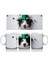 Yoncalarla Süslenmiş St. Patrick’s Temalı Border Collie - Baskılı Kahve Kupası 1