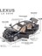 1:32 Lexus LS500H Alaşımlı Araba Modeli 6 Açık Ses ve Işık Geri Dönen Oyuncak Araba (Yurt Dışından) 3