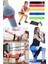 5 Li Set Aerobik Bandı Fitness Egzersiz Plates Direnç Lastiği Crossfit Kas Germe ve Jimnastik Seti (7272) 2