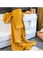 Soft Premium Banyo Havlusu - Hardal - 70X140 cm 2